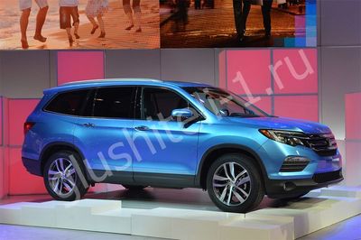 Купить глушитель, катализатор, пламегаситель Honda Pilot III в Москве
